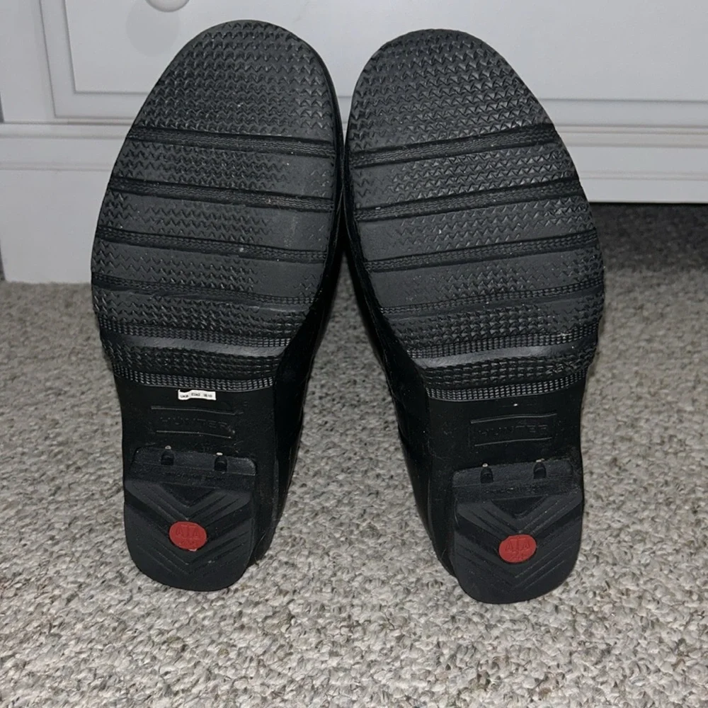 Hunter Original Wellington Tall Rain Boots Matte Black - Picture 5 of 6